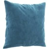 Trivietė sofa su pagalvėlėmis, mėlynos spalvos, 180cm, aksomas