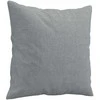 Trivietė sofa su pagalvėlėmis, šviesiai pilka, 180cm, audinys