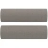 Trivietė sofa su pagalvėlėmis, taupe spalvos, 180cm, audinys