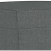 Trivietė sofa su pakoja, tamsiai pilkos spalvos, 180cm, audinys