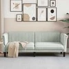 Trivietė sofa, šviesiai pilkos spalvos, aksomas