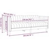 Trivietė sofa, tamsiai žalios spalvos, audinys