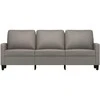 Trivietė sofa, taupe spalvos, 180cm, audinys
