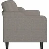 Trivietė sofa, taupe spalvos, 180cm, audinys