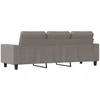 Trivietė sofa, taupe spalvos, 180cm, audinys