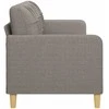 Trivietė sofa, taupe spalvos, 180cm, audinys