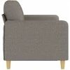 Trivietė sofa, taupe spalvos, 180cm, audinys