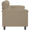 Trivietė sofa, taupe spalvos, 180cm, mikropluošto audinys