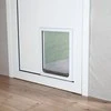 TRIXIE 2 krypčių durelės šunims, dydis M-XL 39x45 cm, baltos, 3879