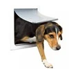 TRIXIE 2 krypčių durelės šunims, dydis S-M 30x36 cm, baltos, 3878