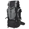 Turistinė kuprinė, XXL, 75 l, juoda/pilka