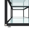 TV staliukas TV spintelė, balta marmuro, 180x40x40,5cm, grūdintas stiklas