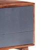 TV staliukas Televizoriaus spintelė, pilka, 140x30x45cm, medienos masyvas
