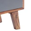 TV staliukas Televizoriaus spintelė, pilka, 140x30x45cm, medienos masyvas