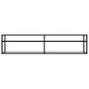TV staliukas TV spintelė, skaidri, 180x40x40,5cm, grūdintas stiklas