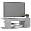 TV staliukas Tv spintelė su LED apšvietimu, betono pilka, 90x39x30cm