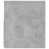 TV staliukas TV spintelė su LED apšvietimu, betono pilka, 120x35x40 cm