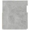 TV staliukas TV spintelė su LED apšvietimu, betono pilka, 90x35x40cm