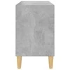 TV staliukas TV spintelė su medinėmis kojelėmis, pilka, 69,5x30x50cm