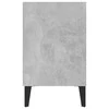 TV staliukas TV spintelė su metalinėmis kojelėmis, pilka, 103,5x30x50cm