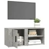 TV staliukas TV spintelės, 2vnt., betono pilkos, 80x31,5x36cm, mediena