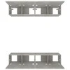 TV staliukas TV spintelės, 4vnt., betono pilkos, 80x30x30cm, mediena