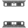 TV staliukas TV spintelės, 4vnt., pilkos ąžuolo, 80x30x30cm, mediena