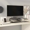 TV staliukas Monitoriaus stovas, juodos spalvos, 37x28x11,5cm
