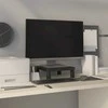 TV staliukas Monitoriaus stovas, juodos spalvos, 33,5x34x10,5cm