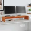 TV staliukas Monitoriaus stovas, vaško rudas, 100x27x15cm, pušies masyvas