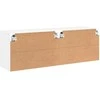TV staliukas Prie sienos montuojamos TV spintelės, 2vnt., baltos, 60x30x41cm