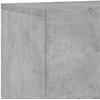 TV staliukas Prie sienos montuojamos TV spintelės, 2vnt., betono, 60x30x41cm