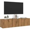 TV staliukas Sieninė TV spintelė, artisano, 120x30x30cm, apdirbta mediena