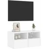 TV staliukas Sieninė TV spintelė, balta, 60x30x30cm, apdirbta mediena