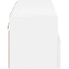 TV staliukas Sieninė TV spintelė, balta, 100x30x30cm, apdirbta mediena