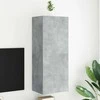 TV staliukas Sieninė TV spintelė, betono pilka, 40,5x30x102cm, mediena