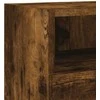 TV staliukas Sieninė TV spintelė, dūminė ąžuolo, 60x30x30cm, mediena