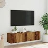 TV staliukas Sieninė TV spintelė, medienos, 120x30x30cm, apdirbta mediena