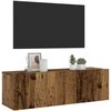 TV staliukas Sieninė TV spintelė, medienos, 100x30x30cm, apdirbta mediena