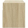 TV staliukas Sieninė TV spintelė su LED lemputėmis, ąžuolo, 100x31x35cm
