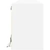 TV staliukas Sieninė TV spintelė su LED lemputėmis, balta, 180x31x45cm