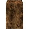 TV staliukas Sieninė TV spintelė su LED lemputėmis, dūminė, 100x31x45cm