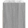 TV staliukas Sieninė TV spintelė su LED lemputėmis, pilka, 100x31x35cm