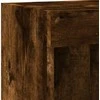 TV staliukas Sieninė TV spintelė su LED lemputėmis, dūminė, 100x30x40cm