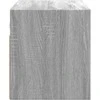 TV staliukas Sieninė TV spintelė su LED lemputėmis, pilka, 80x31x35cm
