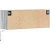 TV staliukas Sieninė TV spintelė su LED lemputėmis, pilka, 100x31x35cm