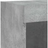 TV staliukas Sieninė TV spintelė su LED lemputėmis, betono, 100x30x40cm
