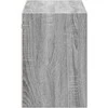 TV staliukas Sieninė TV spintelė su LED lemputėmis, pilka, 100x31x45cm
