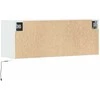 TV staliukas Sieninė TV spintelė su LED lemputėmis, balta, 100x31x35cm