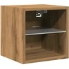 TV staliukas Sieninė TV spintelė su LED lemputėmis, artisano, 30x28,5x30cm